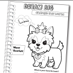 Scarlett coloring page