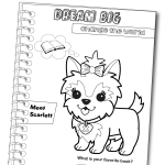 Scarlett coloring page