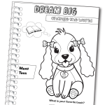 Tess coloring book