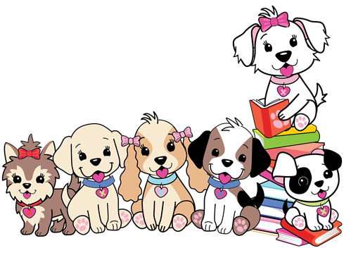 Puppy Pack sitting together