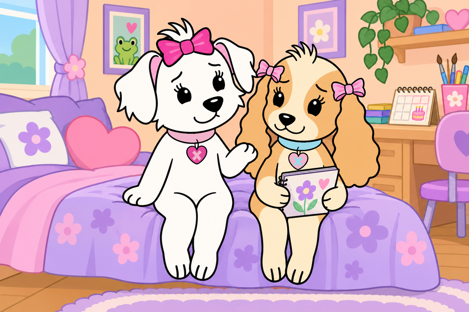 Cora listens to Tess in her bedroom as they find a way to include both the fair and a family celebration.