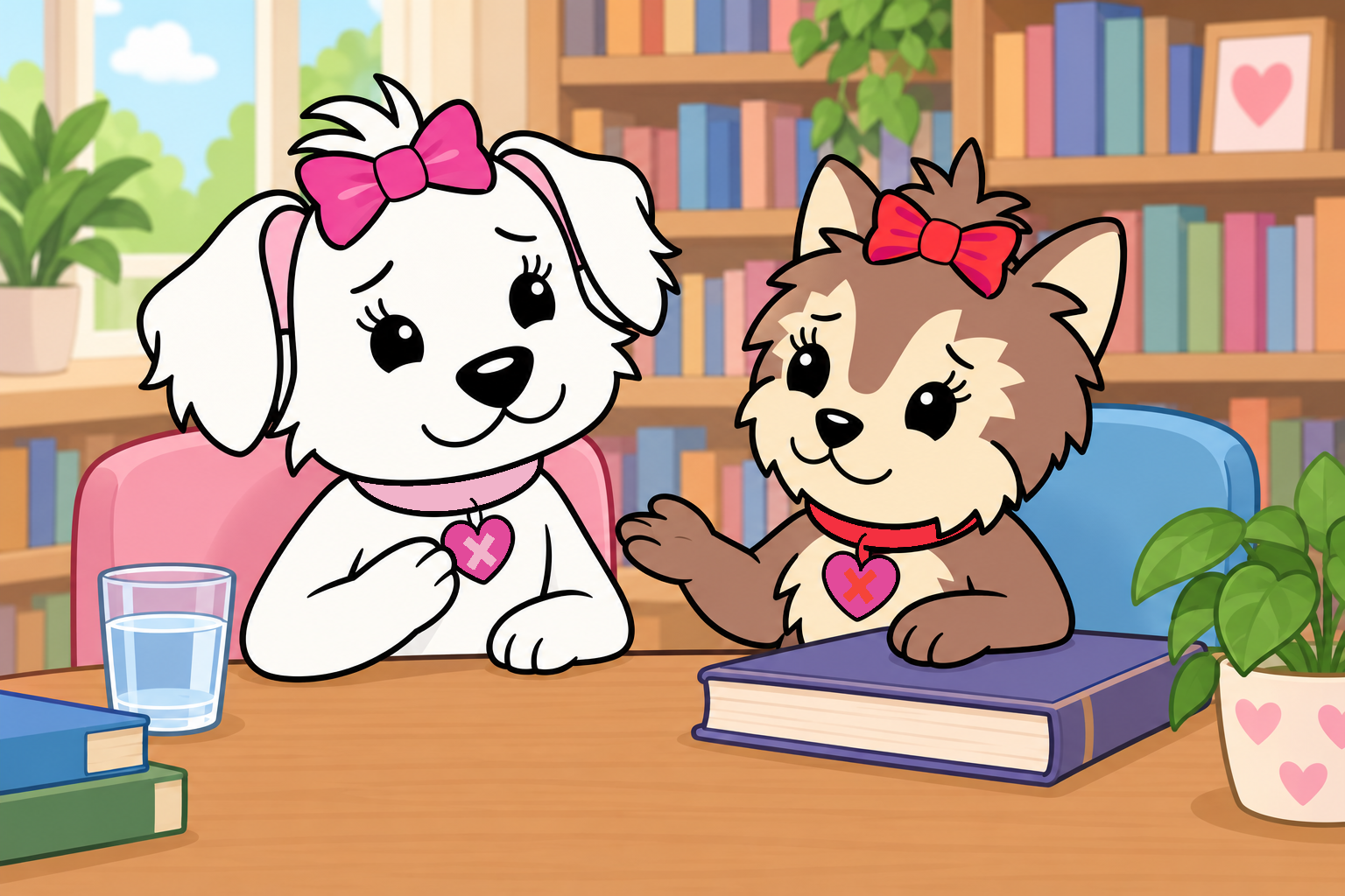 Scarlett listens and offers gentle reassurance as Cora shares questions about her mother.